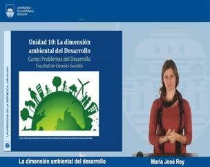 La dimensión ambiental del desarrollo