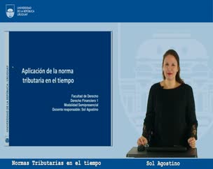 Aplicación de Norma Tributaria en el tiempo