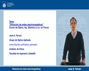  Difracción de ondas electromagnéticas