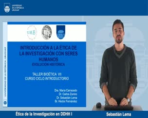 Ética de la investigación en seres humanos I 