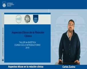 Aspectos éticos de la relación clínica 