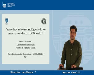 Propiedades electro-fisiológicas de los Miocitos Cardíacos ECG parte I