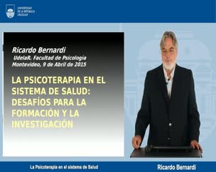  La Psicoterapia en el Sistema de Salud