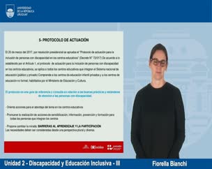 Unidad 2 - Discapacidad y Educación Inclusiva - III