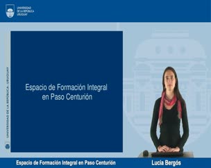Espacio de Formación Integral en Paso Centurión