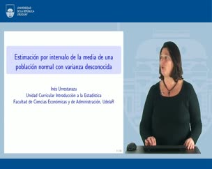 Estimación por intervalo de la media de una población normal con varianza desconocida