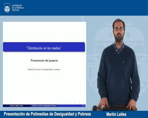 Presentación de las Polimedias de Desigualdad y Poberza