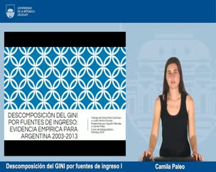 Descomposición del Gini por fuente de ingreso I - Estudiantes