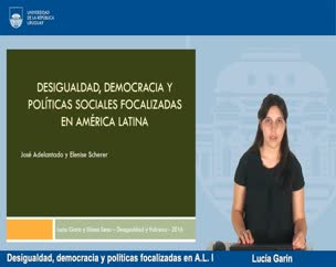 Desigualdad, democracia y políticas focalizadas en A.L. I - Estudiantes