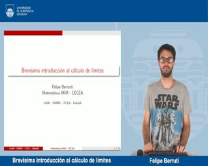 Brevísima introducción al cálculo de límites 