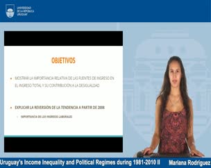 Uruguay's Income Inequality and Political Regimes during 1981-2010 II - Estudiantes