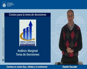 Cambios en costos fijos, utilidad y el rendimiento