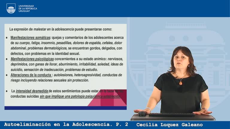 Intento de Autoeliminación en la Adolescencia Parte 2