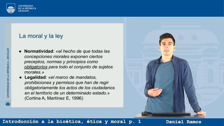 Introducción a la bioética, ética y moral parte I  
