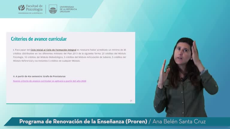 Malla Curricular - Plan de Estudios - Facultad de Psicología