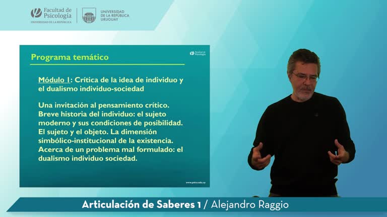 Articulación de Saberes I