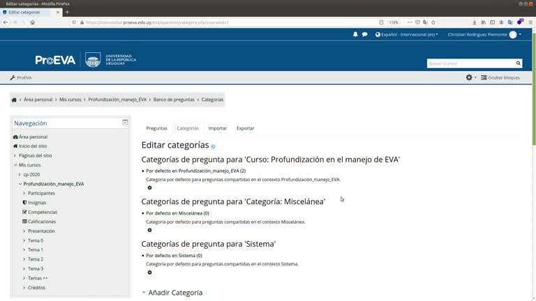 Banco de preguntas - ¿Qué son las categorías y como las gestiono?