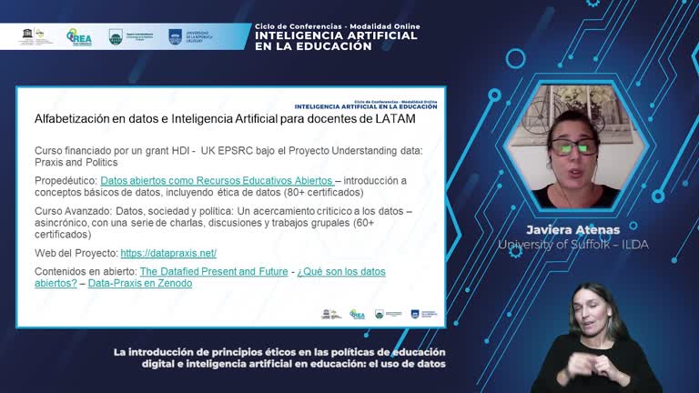 Alfabetización en datos e Inteligencia Artificial para docentes de LATAM