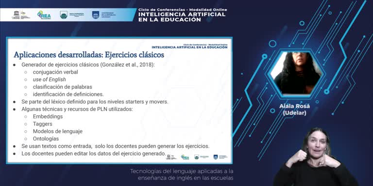 Tecnologías del lenguaje aplicadas a la enseñanza de inglés en las escuelas